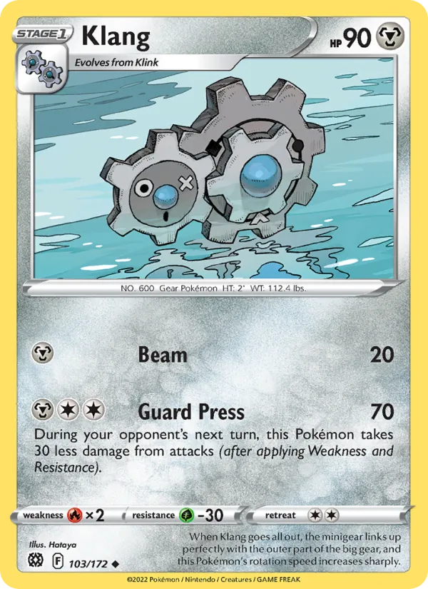 Klang — Brilliant Stars #103 (Pokémon TCG card)