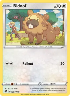 Bidoof (Brilliant Stars #120)