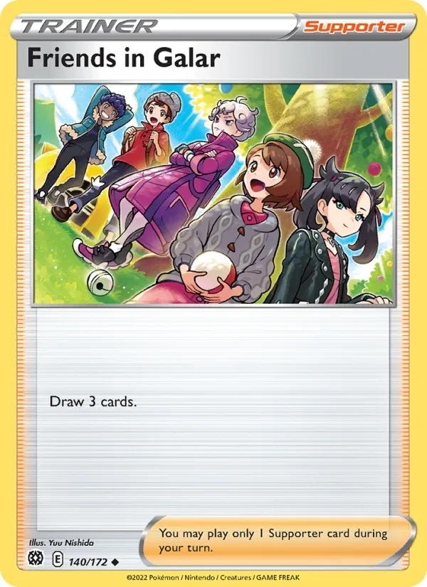 Friends in Galar — Brilliant Stars #140 (Pokémon TCG card)