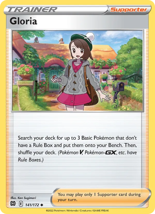 Gloria — Brilliant Stars #141 (Pokémon TCG card)