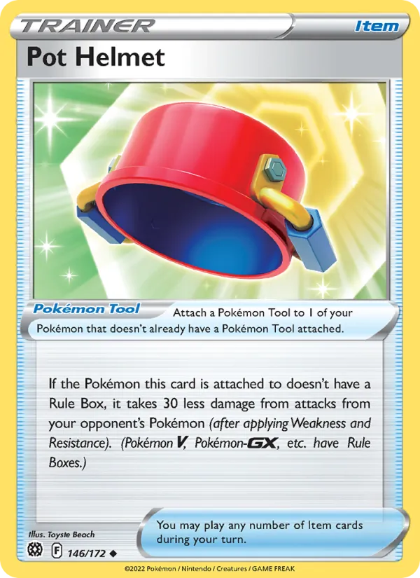 Pot Helmet — Brilliant Stars #146 (Pokémon TCG card)