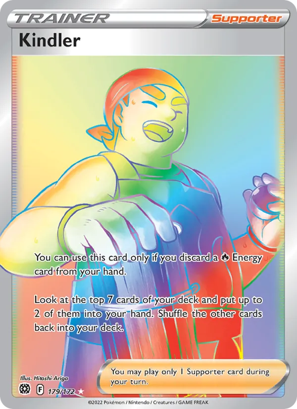 Kindler — Brilliant Stars #179 (Pokémon TCG card)