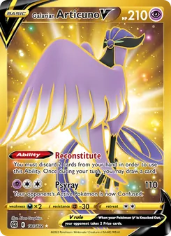 Galarian Articuno V (Brilliant Stars #181)