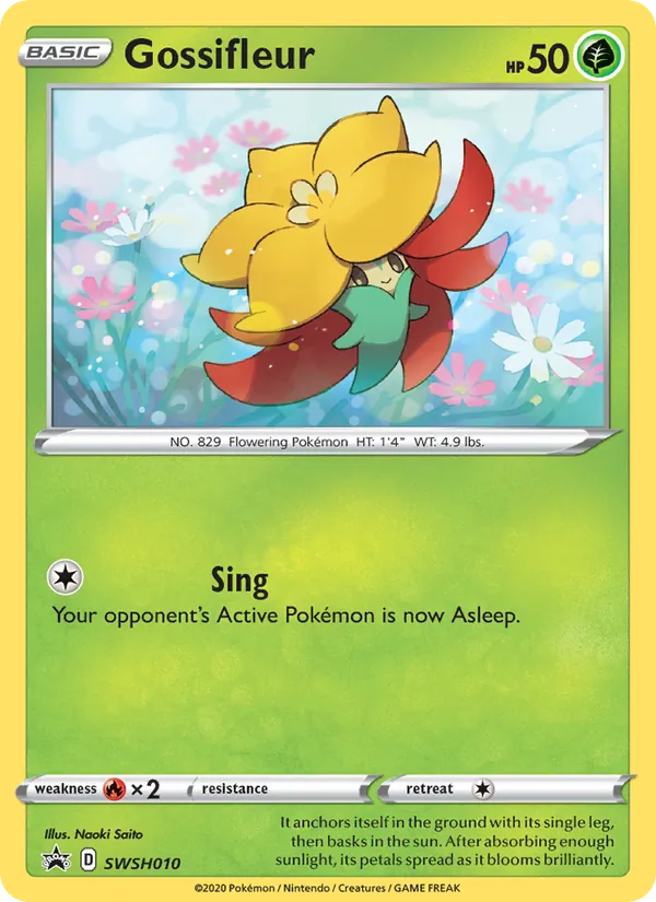 Gossifleur — SWSH Black Star Promos #SWSH010 (Pokémon TCG card)
