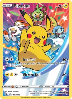 Pikachu (SWSH Black Star Promos #SWSH020)