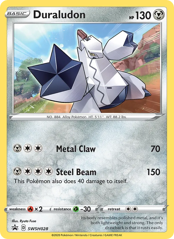 Duraludon — SWSH Black Star Promos #SWSH028 (Pokémon TCG card)