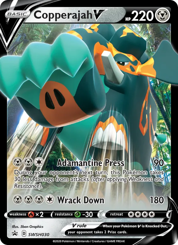 Copperajah V — SWSH Black Star Promos #SWSH030 (Pokémon TCG card)