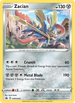 Zacian (SWSH Black Star Promos #SWSH033)