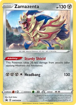 Zamazenta (SWSH Black Star Promos #SWSH034)