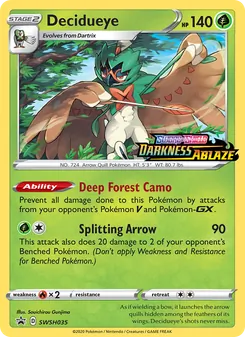 Decidueye (SWSH Black Star Promos #SWSH035)