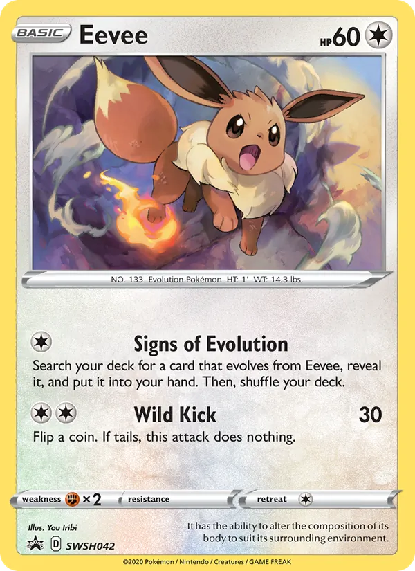Eevee — SWSH Black Star Promos #SWSH042 (Pokémon TCG card)