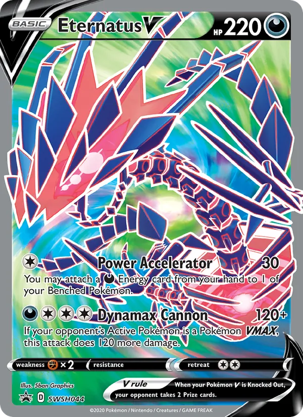 Eternatus V — SWSH Black Star Promos #SWSH044 (Pokémon TCG card)