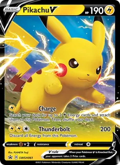 Pikachu V (SWSH Black Star Promos #SWSH061)