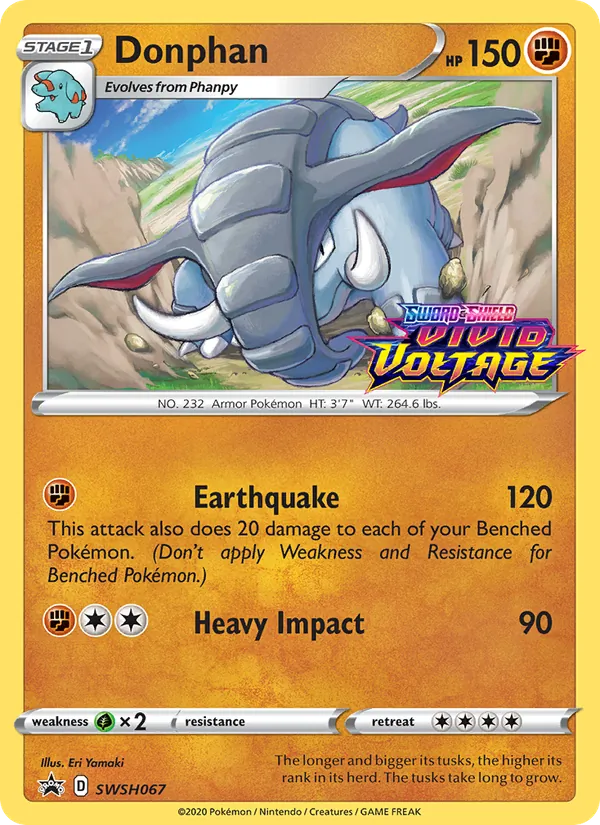 Donphan — SWSH Black Star Promos #SWSH067 (Pokémon TCG card)