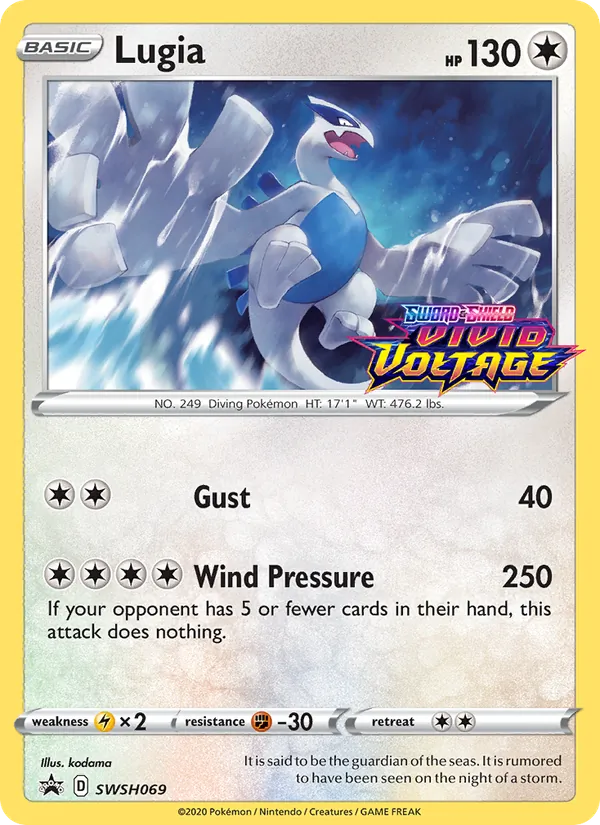 Lugia — SWSH Black Star Promos #SWSH069 (Pokémon TCG card)