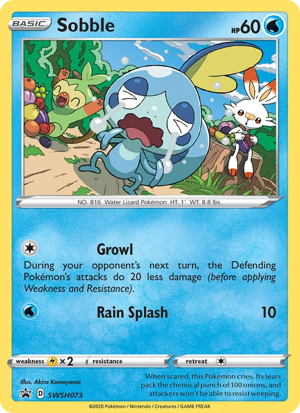 Sobble — SWSH Black Star Promos #SWSH073 (Pokémon TCG card)