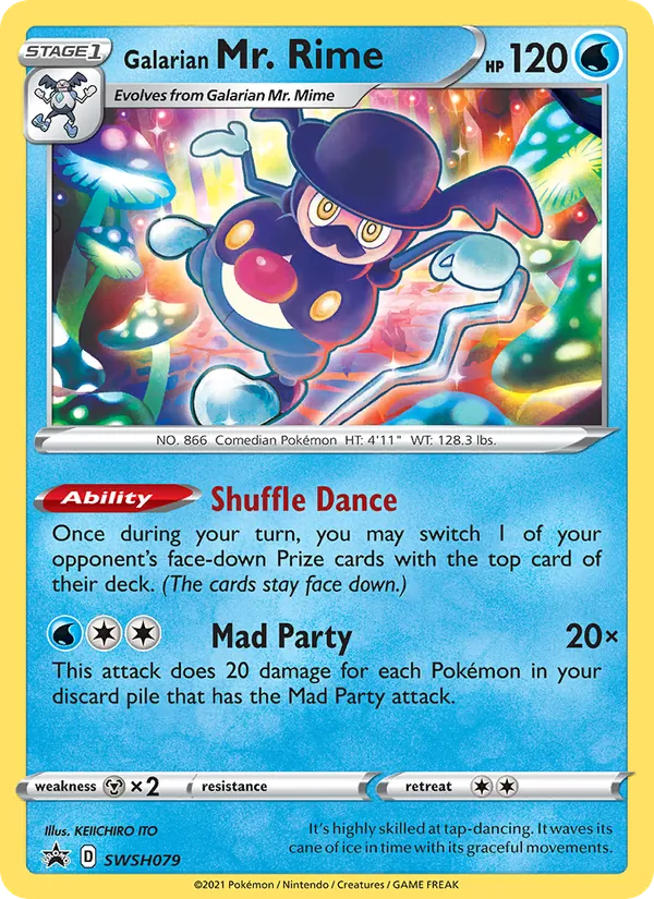 Galarian Mr. Rime — SWSH Black Star Promos #SWSH079 (Pokémon TCG card)