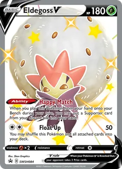 Eldegoss V (SWSH Black Star Promos #SWSH084)