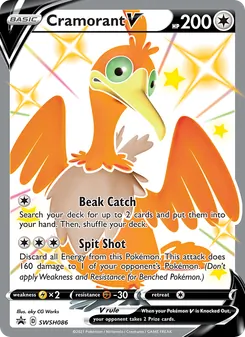 Cramorant V (SWSH Black Star Promos #SWSH086)