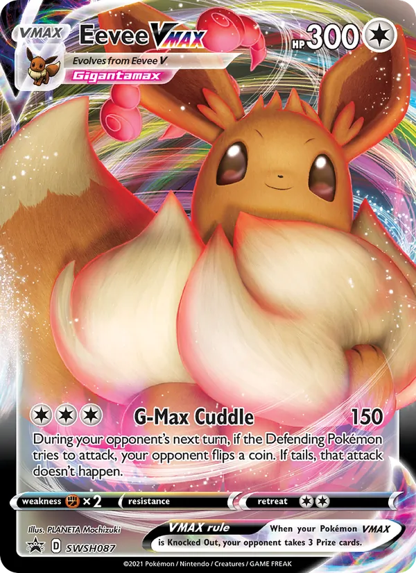 Eevee VMAX — SWSH Black Star Promos #SWSH087 (Pokémon TCG card)
