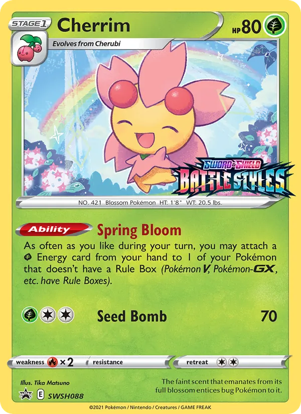 Cherrim — SWSH Black Star Promos #SWSH088 (Pokémon TCG card)