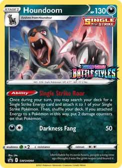 Houndoom (SWSH Black Star Promos #SWSH090)