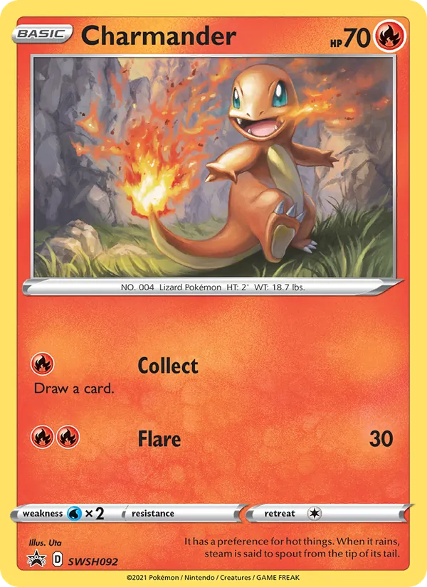 Charmander — SWSH Black Star Promos #SWSH092 (Pokémon TCG card)