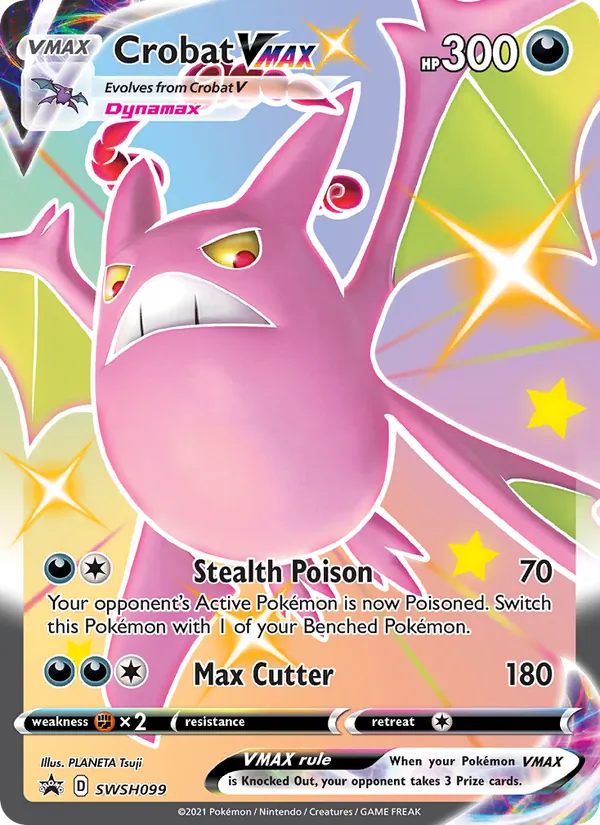 Crobat VMAX — SWSH Black Star Promos #SWSH099 (Pokémon TCG card)