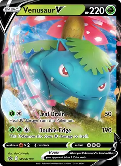 Venusaur V (SWSH Black Star Promos #SWSH100)