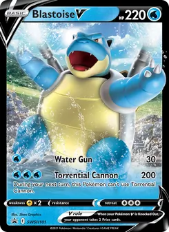 Blastoise V (SWSH Black Star Promos #SWSH101)