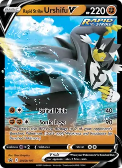 Rapid Strike Urshifu V (SWSH Black Star Promos #SWSH107)