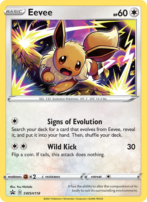 Eevee — SWSH Black Star Promos #SWSH118 (Pokémon TCG card)