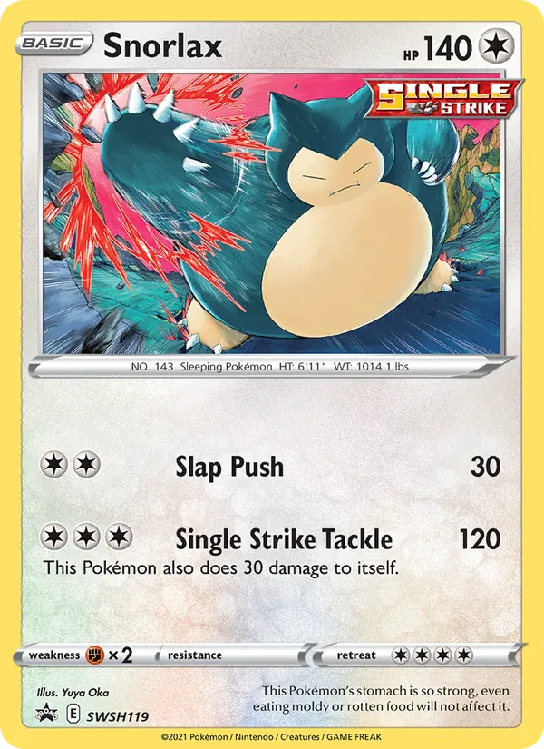 Snorlax — SWSH Black Star Promos #SWSH119 (Pokémon TCG card)