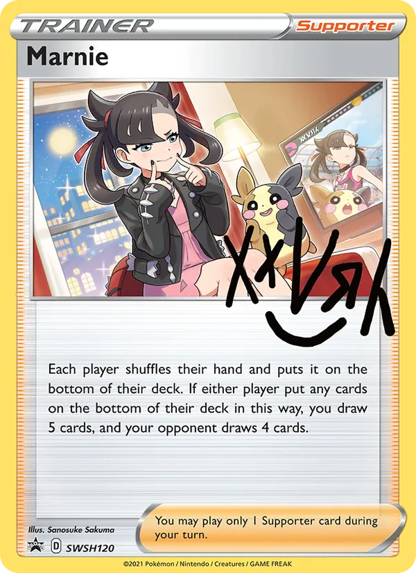 Marnie — SWSH Black Star Promos #SWSH120 (Pokémon TCG card)