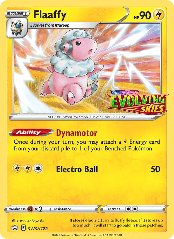 Flaaffy — SWSH Black Star Promos #SWSH122 (Pokémon TCG card)