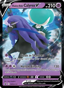 Shadow Rider Calyrex V (SWSH Black Star Promos #SWSH131)