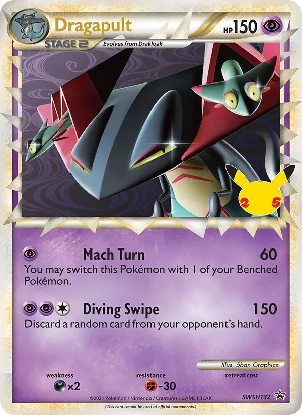 Dragapult — SWSH Black Star Promos #SWSH132 (Pokémon TCG card)