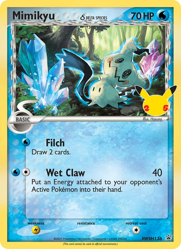 Mimikyu — SWSH Black Star Promos #SWSH136 (Pokémon TCG card)