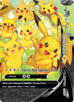Pikachu V-UNION (SWSH Black Star Promos #SWSH142)