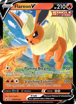 Flareon V (SWSH Black Star Promos #SWSH149)
