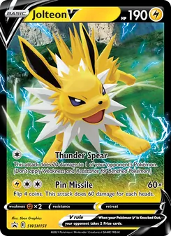 Jolteon V (SWSH Black Star Promos #SWSH151)