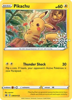 Pikachu (SWSH Black Star Promos #SWSH153)