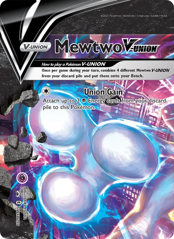 Mewtwo V-UNION — SWSH Black Star Promos #SWSH159 (Pokémon TCG card)