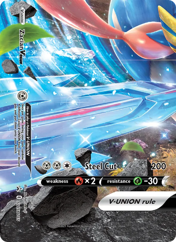 Zacian V-UNION — SWSH Black Star Promos #SWSH165 (Pokémon TCG card)
