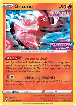 Oricorio (SWSH Black Star Promos #SWSH168)