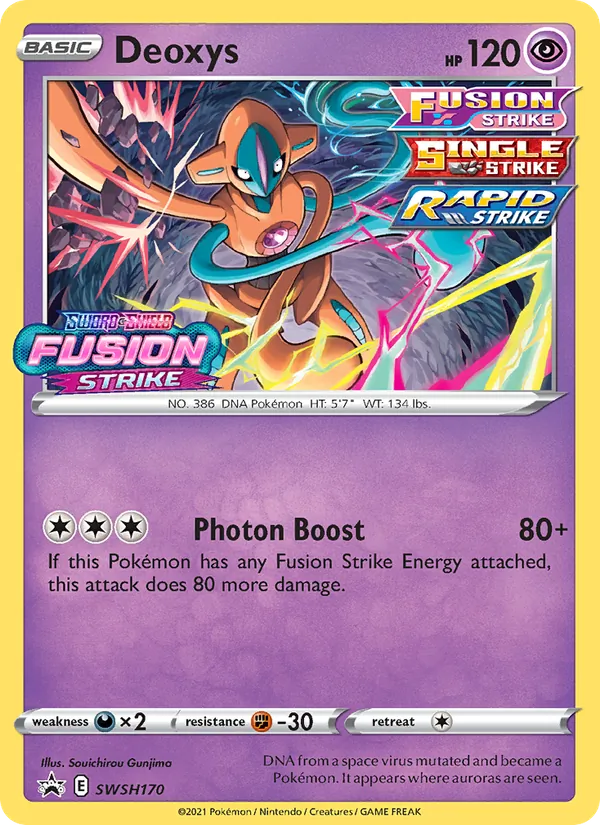 Deoxys — SWSH Black Star Promos #SWSH170 (Pokémon TCG card)
