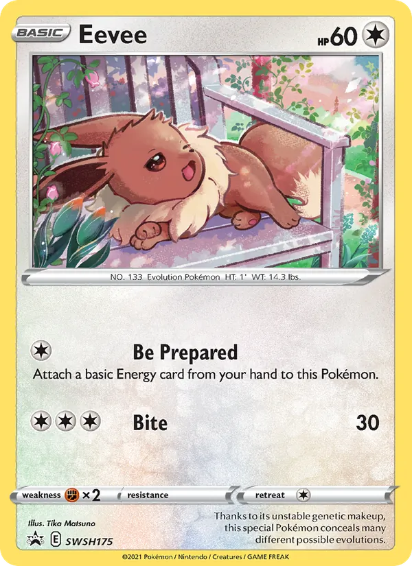 Eevee — SWSH Black Star Promos #SWSH175 (Pokémon TCG card)