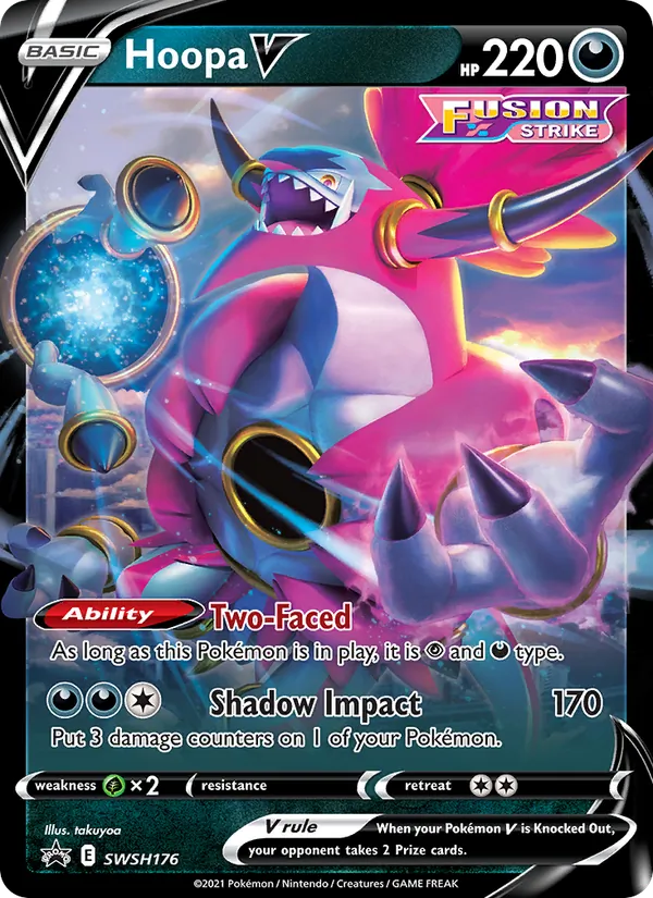 Hoopa V — SWSH Black Star Promos #SWSH176 (Pokémon TCG card)