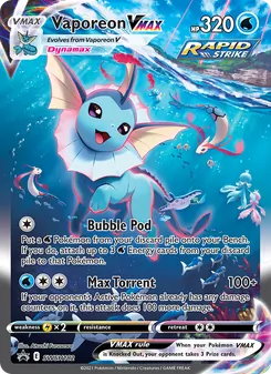 Vaporeon VMAX (SWSH Black Star Promos #SWSH182)