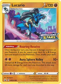 Lucario (SWSH Black Star Promos #SWSH186)